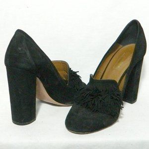 Aquazzura Wild Thing Fringe Black Pumps EU 38.5